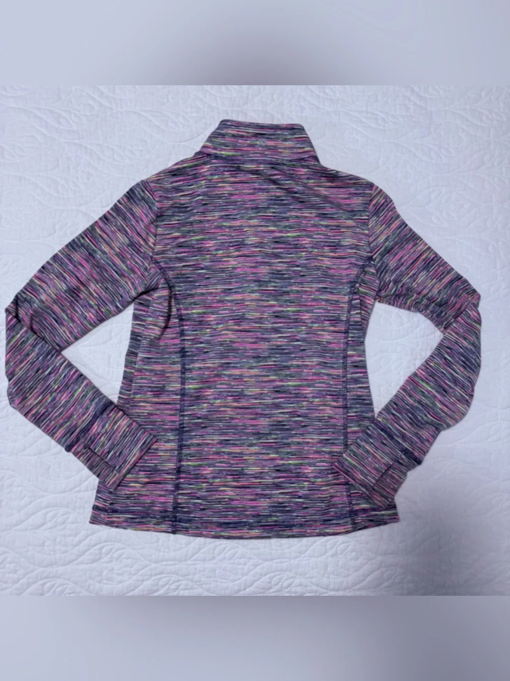 IDEOLOGY Kids Multicolor Full Zip Up Jacket Pink Purple Size Medium